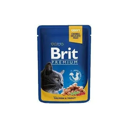 Brit Premium Salmon & Trout Pouches, 100g