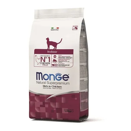 MONGE Natural Superpremium Chicken Cat Food, 1.5kg