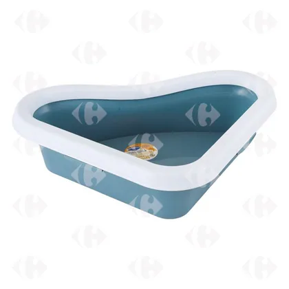 Blue/White Toilet