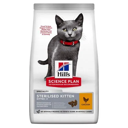 Hill's Science Plan Chicken Sterilised Kitten Food, 1.5kg