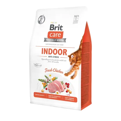 Brit Care Grain-Free Indoor Cat Food, 2kg