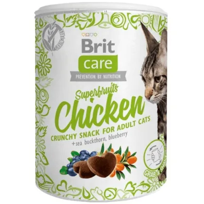 Brit Care Chicken Cat Snack with Superfruits, 100g
