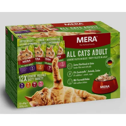MERA All Cats Adult Multibox, 85g
