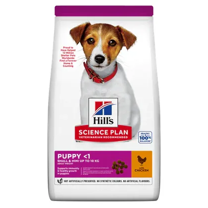 Hill's Science Plan Puppy Mini Food for Small Breed Puppies (1.5 kg) 052742281704