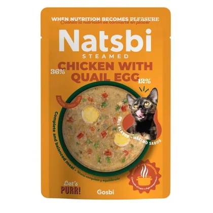 Natsbi Steamed Chicken with Quail Egg, 80g