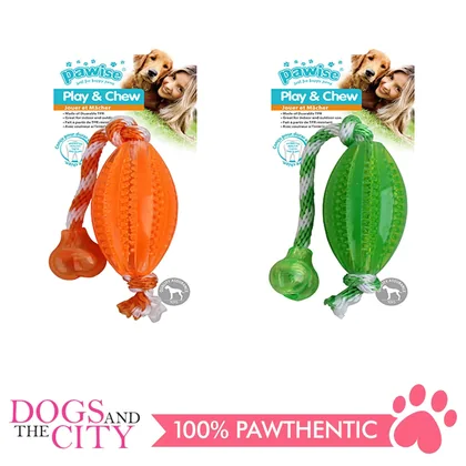 Pawise Orange-Green Play & Chew Toy