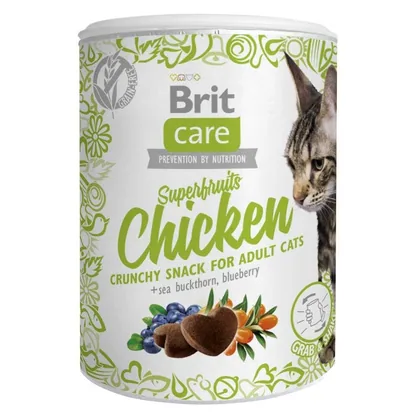 Brit Care Chicken Cat Snack with SuperFruits, 100g