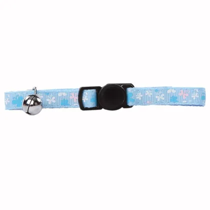 Pawise Blue Butterfly Design Cat Collar, 30cm