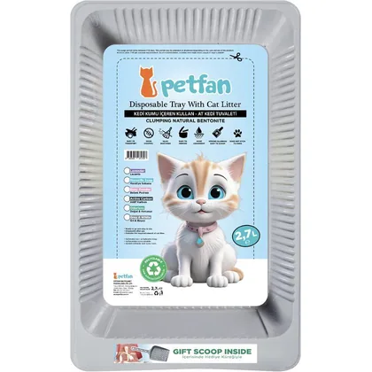 Petfan Baby Powder Scented Litter Box, 2.7kg