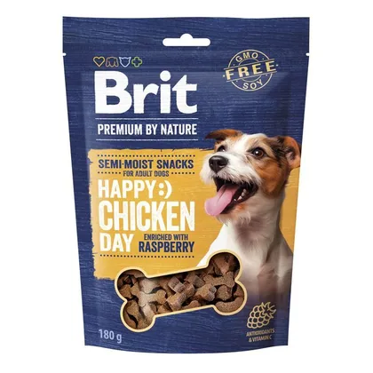 Brit Premium Chicken & Raspberry Dog Snack, 180g