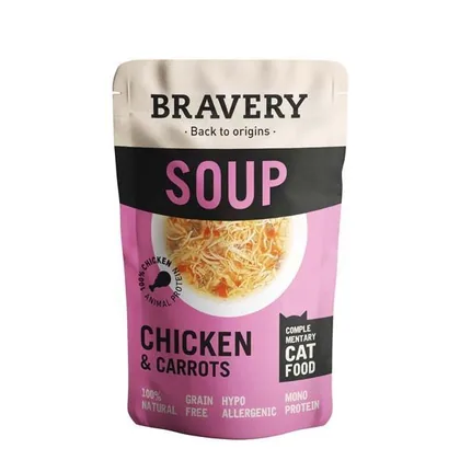 Hrana Umeda Pisici, Bravery, Pui Si Morcov 40 G