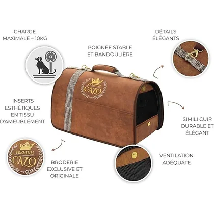 Robust transport bag, Accepted in CAZO Premium aircraft cabin - 50x27x26cm