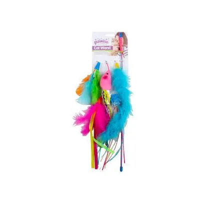 Fishing Can Cat Toy with Wand, 5 Pieces