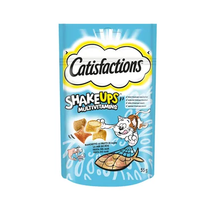 Catisfactions Seafood Snacks for Cats Bag 55g
