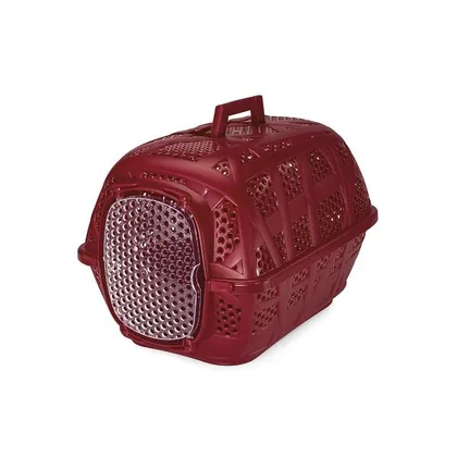 Carry Sport Red Animal Transport Cage, 48.5x34x32cm